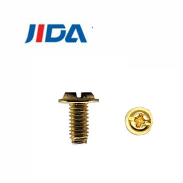 Pan Head Phillips Machine Screws en laiton fait sur commande M3.5x6.8mm