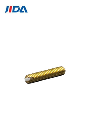 Doubles vis de réglage principales rondes encochées M3x14mm de prise de sortilège d'en cuivre de chapeau pour les produits électriques