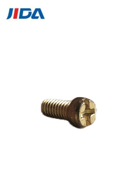 Phillips Machine Screws Round Tail encoché par combinaison en laiton M3.5x6.6mm