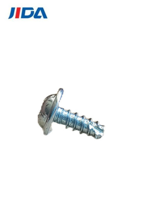Zinc blanc bleu de tapement de la vis de machine d'Allen Flat Pan Head Self ST3x8