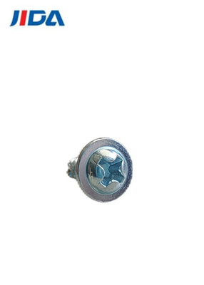 Zinc blanc bleu de tapement de la vis de machine d'Allen Flat Pan Head Self ST3x8